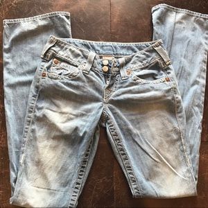 True Religion Wide-Leg Jeans